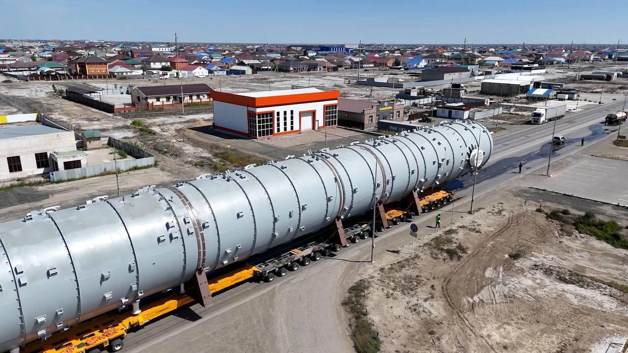 На стройплощадку Силлено доставлена крупнейшая колонна проекта 