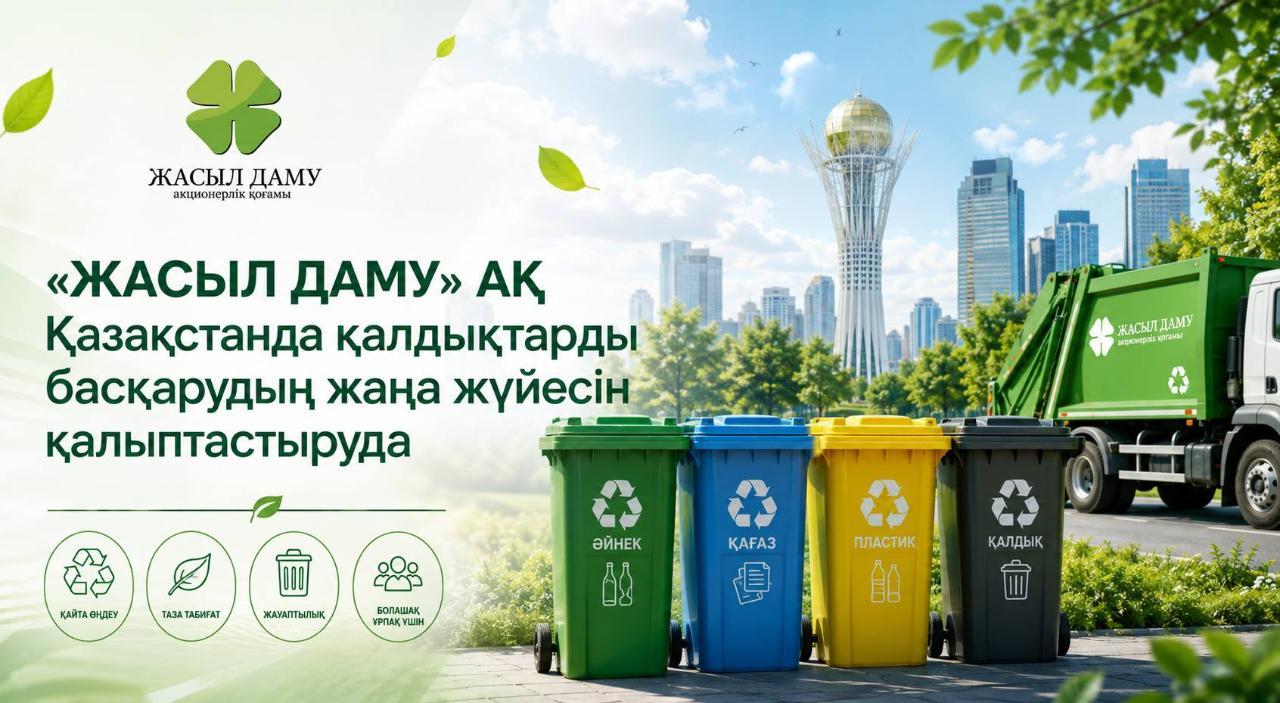 АО «Жасыл даму» формирует новую систему управления отходами в Казахстане