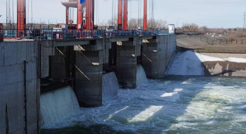 На водохранилищах Казахстана производится сброс воды