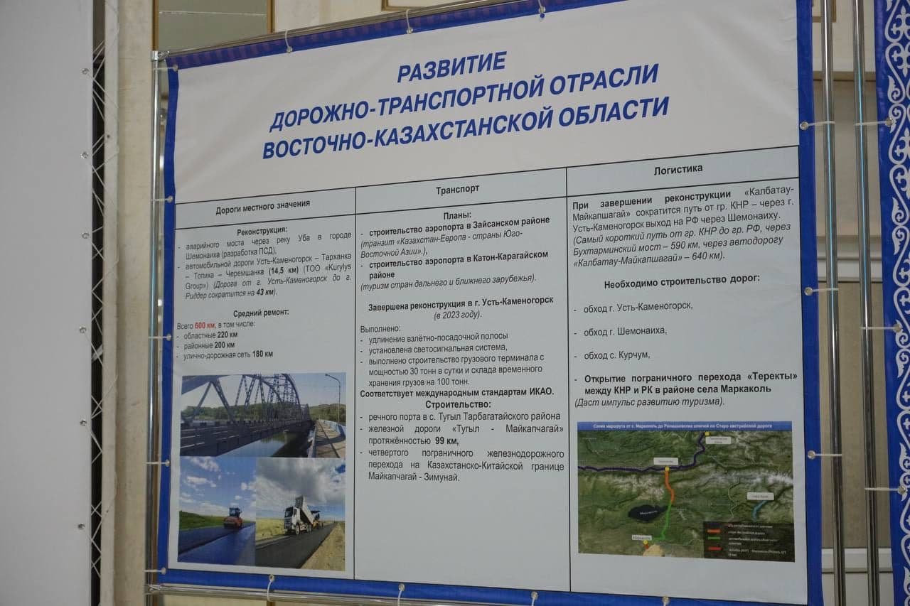 В ВКО отремонтируют все дороги, ведущие к промышленным центрам и туристическим объектам. 