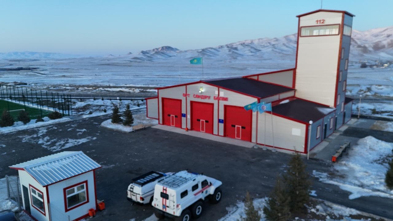 В селе Кеген открылось новое пожарное депо для защиты 34 населенных пунктов