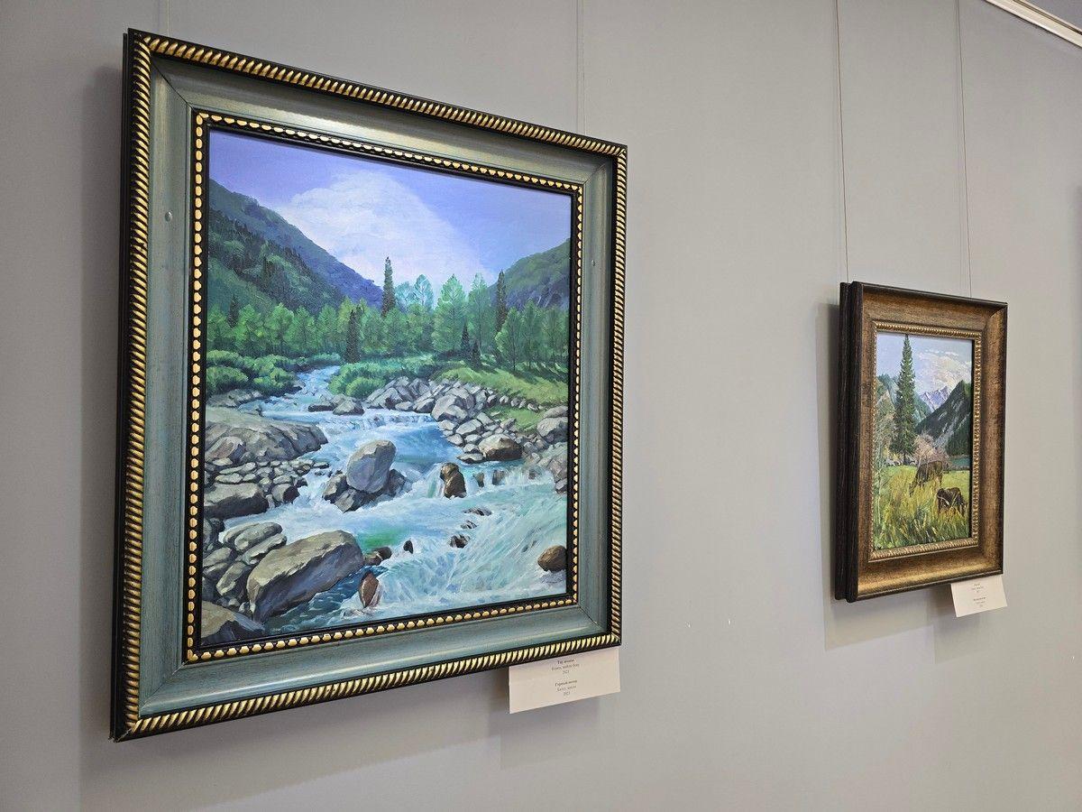 Первая персональная выставка Нурбека Назарбека в Казахстане