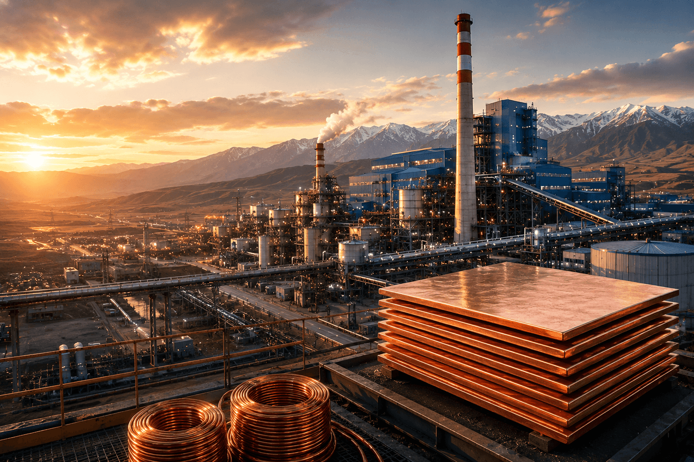 С началом реализации проекта строительства нового медеплавильного завода KAZ Minerals