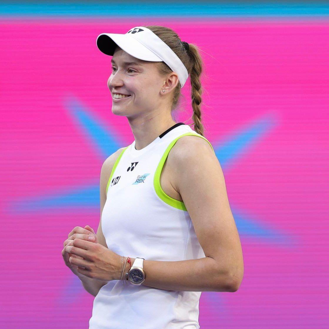 Рыбакина официально вторая ракетка мира