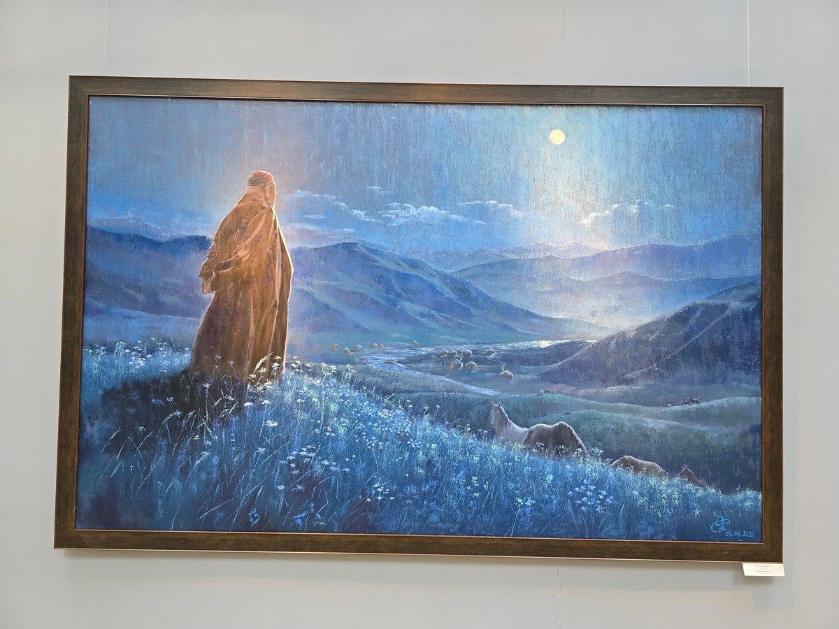 Выставка Кумара Омархана в Алматы