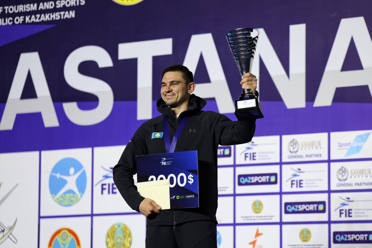 Казахстанский шпажист завоевал медаль на этапе Кубка  мира в Астане