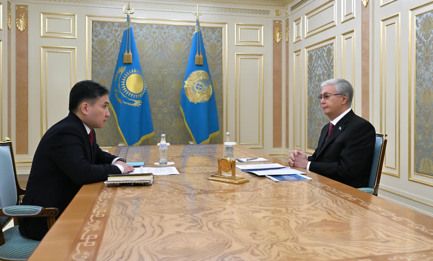 Министр труда Аскарбек Ертаев у Токаева