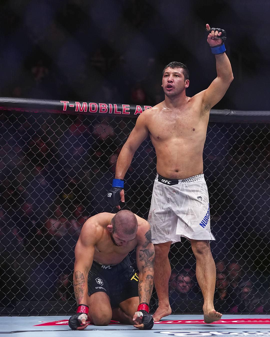 Дияр Нургожай одержал первую победу в UFC