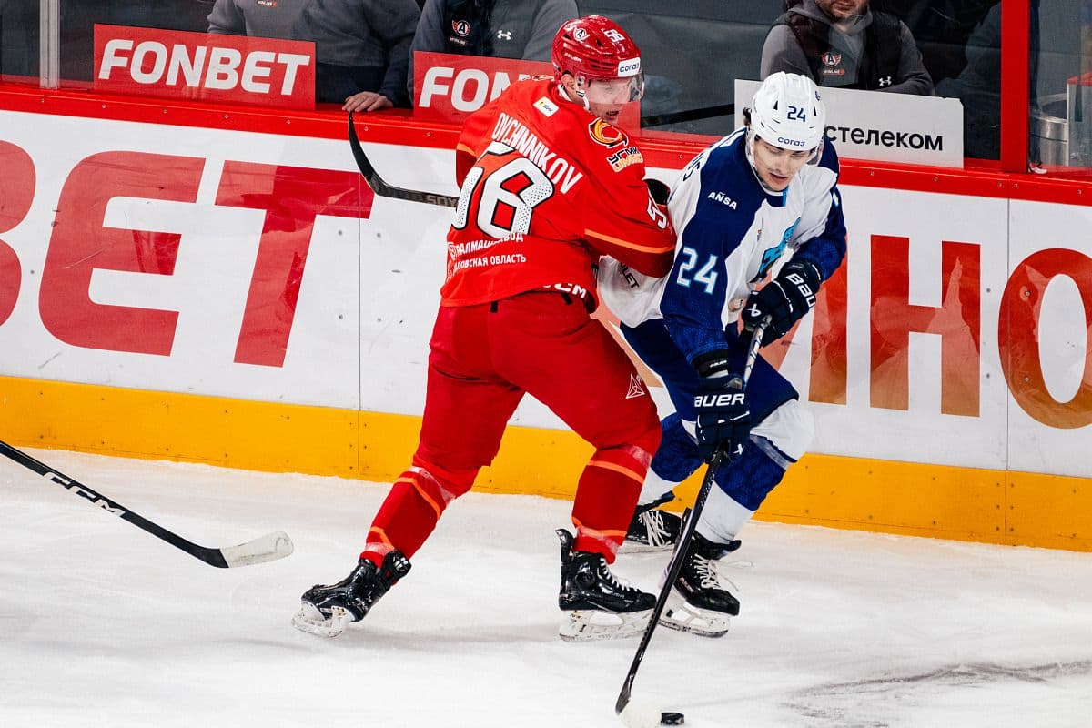 «Барыс» одолел «Автомобилст» в матче КХЛ